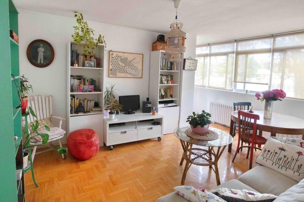 Piso Centrico, Bonito, Acogedor, Aire Acondicionado Y Piscina Enfrente De Casa Madrid Exterior foto